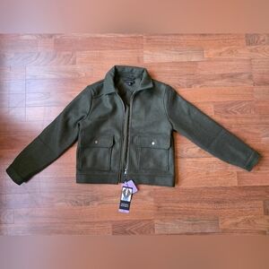 Banana Republic Olive Bomber Jacket